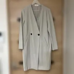 ライトグレージャケットロング