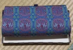 多色幾何学模様の和装用バッグ