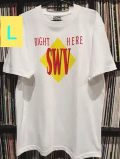 【新品】SWV 「RIGHT HERE」 Tシャツ Lホワイト