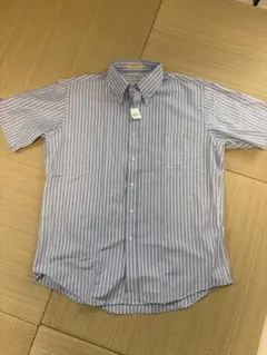 80-90s L.L.Bean Made in USA ストライプ 半袖シャツのサムネイル