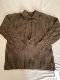 最初お値下げ⭐︎attrayant新品2wayオーバーサイズリブニット