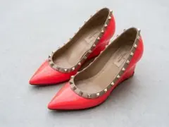 VALENTINO GARAVANI ヴァレンティノパンプス ピンク24cm
