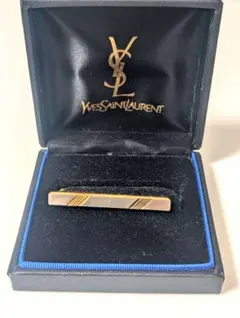 Yves Saint Laurent YSL ネクタイピン シルバー ゴールド