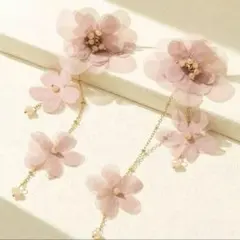 【ゴージャスフラワー】ピアスイヤリング