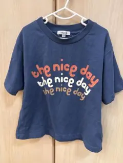 B:MING by BEAMS ロゴTシャツ ネイビー 100cmのサムネイル