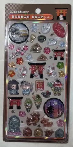 新品!ボンボンドロップシール 【正規品】和柄 古都巡り クーリア