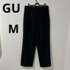 バギースラックス(丈長め77.0～81.0cm) ブラック　ワイドパンツ