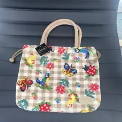新品★FEILER 花柄チェック ポーチ