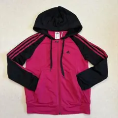 アディダス　トラックジャケット　パーカー　フルジップ　M