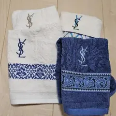 ４枚セット　イヴ・サンローラン　SAINT LAURENT　大判ハンドタオル