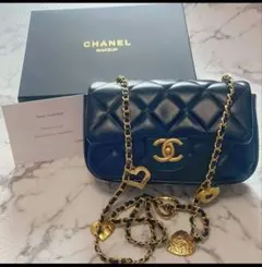 「新品未使用」CHANEL ブラック キルティングバッグ ノベルティ