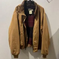 L.L.Bean 裏地チェック柄 ジップアップジャケットのサムネイル