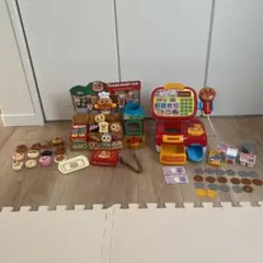 アンパンマン　やきたてパン工場　レジスター 3点セット