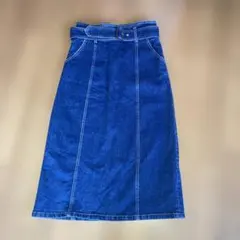 JUSSY デニムブルー タイトスカート サイズ2