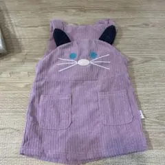 コーデュロイ　ワンピース　オーバーオール