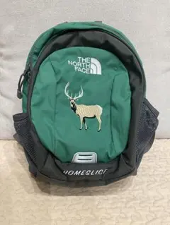 THE NORTH FACE 緑色リュック 鹿刺繍