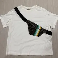 FENDIボディバッグ風プリント Tシャツ　ナルシスkidsのサムネイル