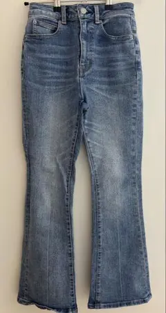 FOREVER 21 フレアデニムパンツ ブルーのサムネイル