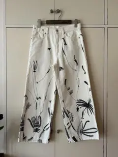 Dries Van Noten フラワープリント パンツ