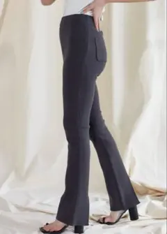 ALEXIA STAM スムースニットパンツ チャコールのサムネイル