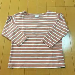 ボーダーTシャツ　ピンク