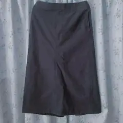 UNIQLO 黒 タイトスカート Lサイズ スリット入り