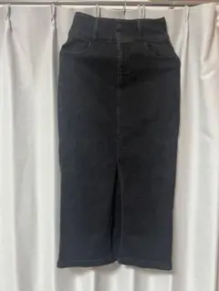 AZUL by MOUSSY ブラックタイトデニムスカート Lサイズ