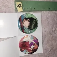 神威など缶バッジ2個セット　銀魂