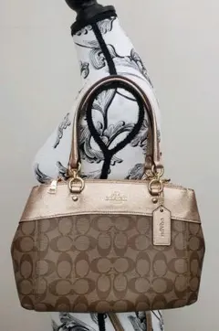 コーチ シグネチャー ショルダー 2way バッグ