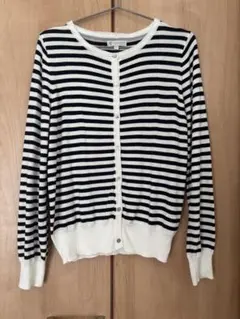 Afternoon Tea WARDROBE ボーダーカーディガン Lのサムネイル