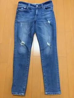 Rodeo Crowns スキニーデニム ダメージ加工のサムネイル