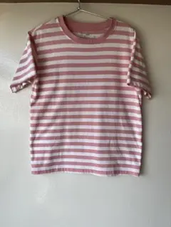 無印　ストライプ Tシャツ