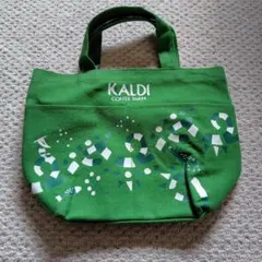 KALDI COFFEE FARM 緑 トートバッグ