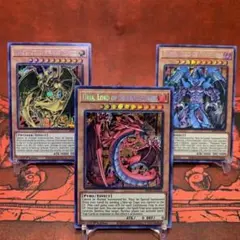 遊戯王【英語版】三幻魔（ウリア、ハモン、ラビエル）シク 3枚セット❗️EXのサムネイル