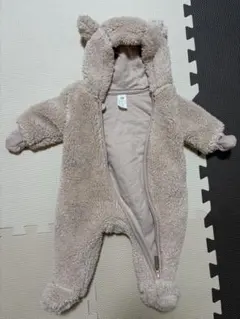H&M クマ耳付きロンパース 1-2ヶ月用