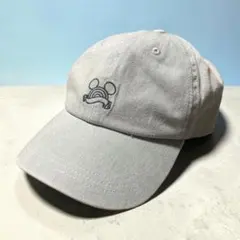 ディズニーリゾート　ミッキー刺繍グレーキャップ　58サイズのサムネイル