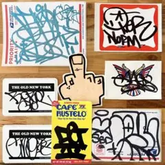 ① グラフィティー 手描きステッカー 8枚セット graffiti グラフィティ