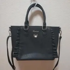 サンリオ クロミ 月夜のメロクロ バッグ 2wayバッグ ショルダーバッグ 黒