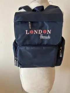 Harrods LONDON リュック ネイビーのサムネイル