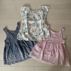 H&M ギャップキッズ　スカラップ刺繍ブラウス 130cm