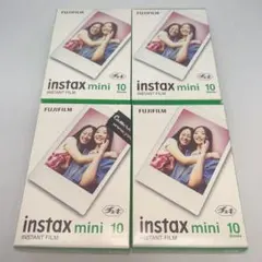 【即日発送】FUJIFILM instax mini 10枚入り　4箱