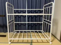 布団収納ラック ハイタイプ キャスター付