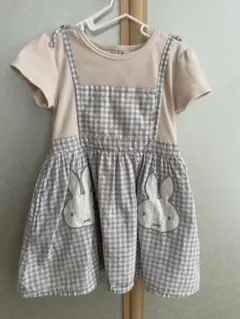 ミッフィー ワンピース　子供服　プティマイン　90cm