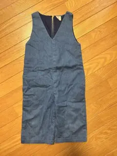 petit main デニムロンパース 80