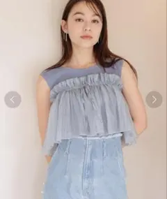 【美品】mysty woman マルチwayビスチェセットプルオーバー