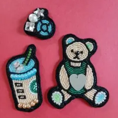 ハート　くま　ドリンク