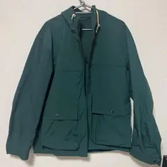 GLOBAL WORK ダークグリーン マウンテンパーカー