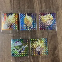 ドラゴンボール　超戦士シールウエハース超　超15-04~08