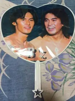 B'z ハート型うちわ & LIVE-GYM '98 SURVIVE