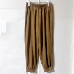 イージーパンツ 【L】ブラウン　茶色